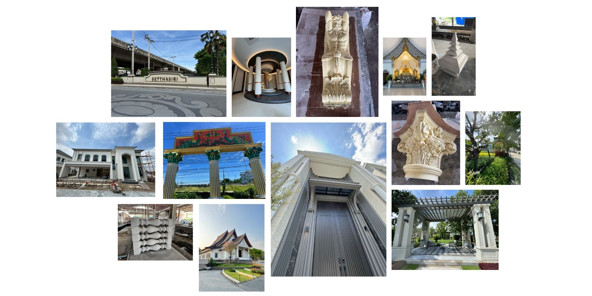 ติดตั้งบัวปูนสำเร็จรูป